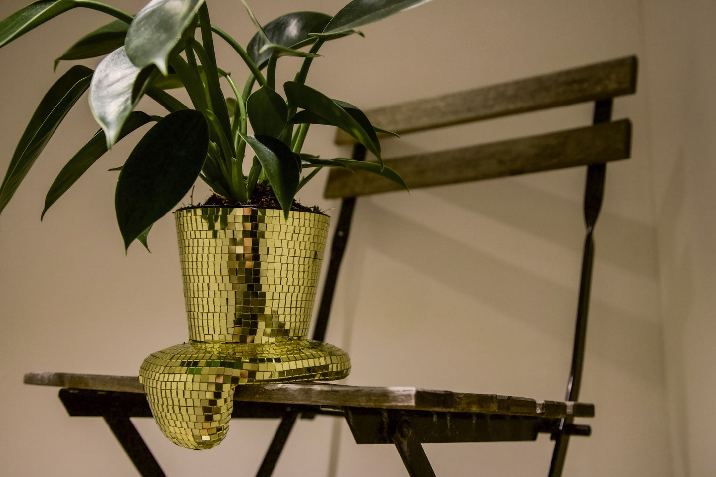 schmelzender Blumentopf